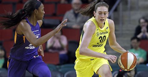 A couple years ago they were spotted at a la mystics game together. Seattle Storm - Not-Too-Early-MVP Award For Breanna Stewart?