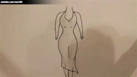 ☺ tarea de hoy dibujo para dibujar paso a paso ☺. Como dibujar un vestido paso a paso - YouTube