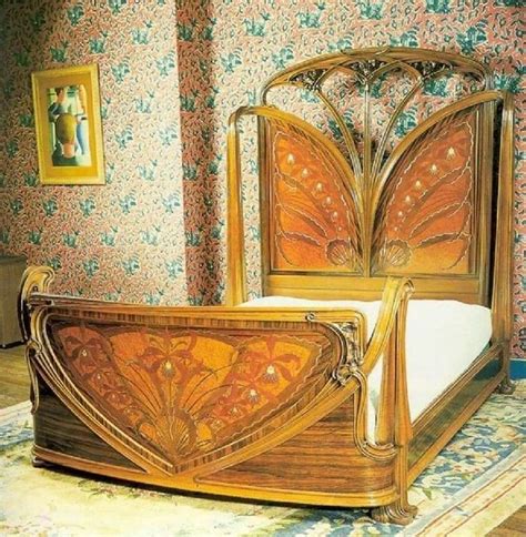 Europe and the united states were the countries where this form of furniture became popular. Art nouveau bed - it would be like sleeping in the ...