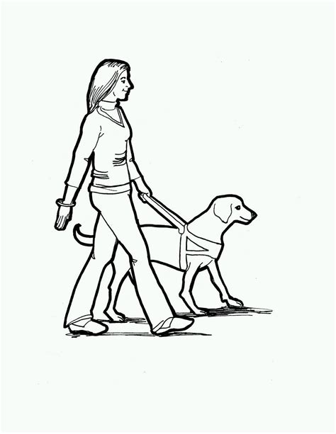 Welcome to our amazing collection of the best dog coloring pages. Hudyarchuleta: Guide Dog Coloring Pages