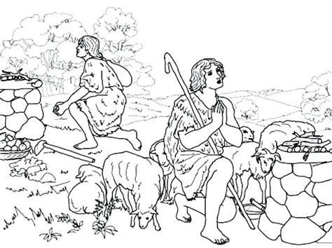 On top of the free printable adam and eve coloring pages, this post includes… the bible verses represented in each of the coloring pages; Cain And Abel Coloring Page at GetDrawings | Free download