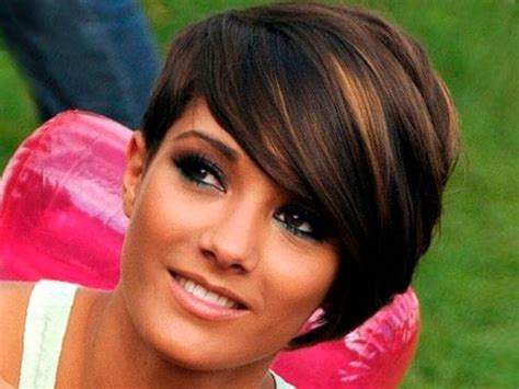 Then continue braiding, but instead of grabbing a new piece of hair like you do with a french braid, drop the one you were working with and grab a new one behind it every time you're working with the part of the. Short Hairstyles for Girls - Make a Statement of Fashion