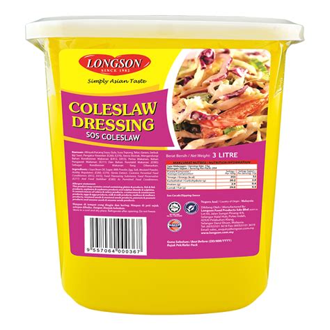 No 18 & 20 jln su 28, taman industry selayang. Coleslaw (3L) | Longson Food Products Sdn Bhd