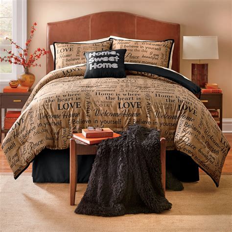 Maybe you would like to learn more about one of these? Home Sweet Home Comforter Set | Midnight Velvet