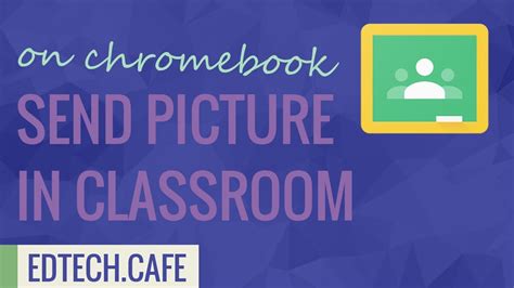 Google classroom has an app for both android and ios that you can download to your smartphone or tablet. Submit a Picture to Classroom on a Chromebook - YouTube