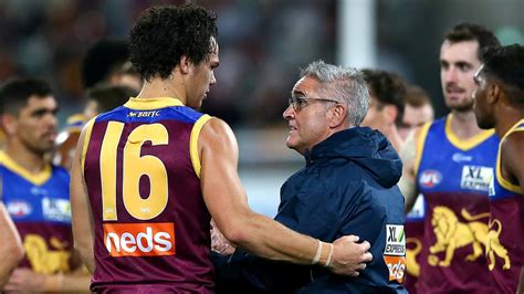 Cam rayner limps off after appearing to suffer a knee injury. AFL 2020: Brisbane Lions defeat Gold Coast Suns, Cam ...