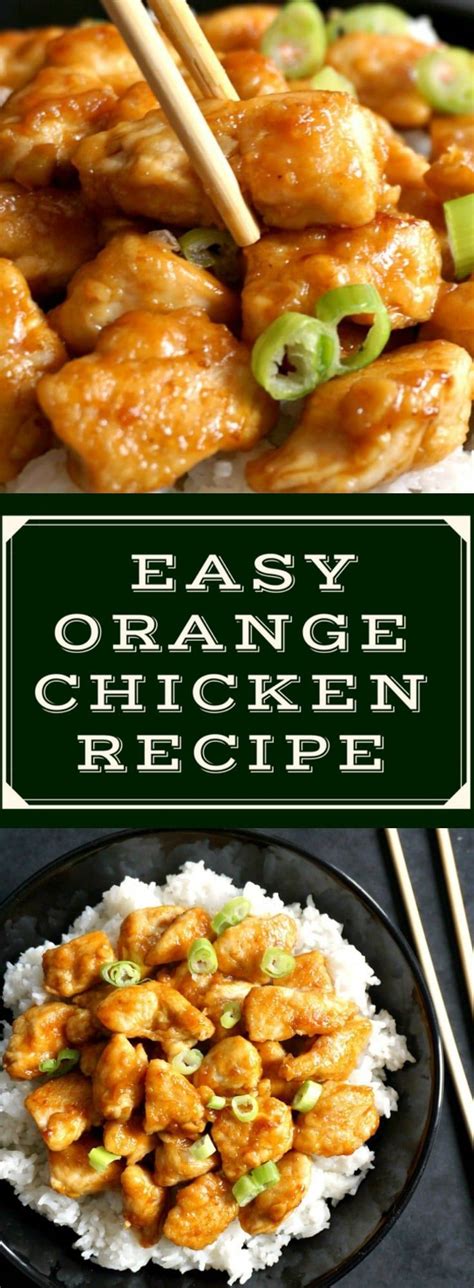 My chinese orange chicken is sticky, sweet and tangy. Easy orange chicken recipe, one of my top 10 Chinese ...