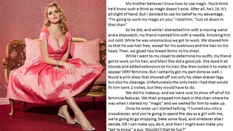 Speaking of which… the inside of your closet will take on a process of metamorphosis. Pin on Sissy Captions