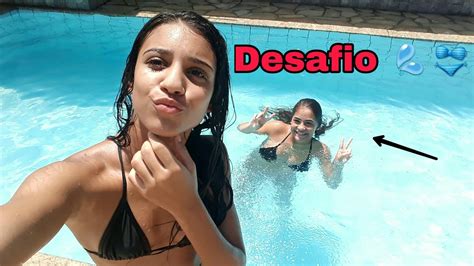 Desafio da piscina quente vs frio #2. Desafio: Da Piscina - YouTube