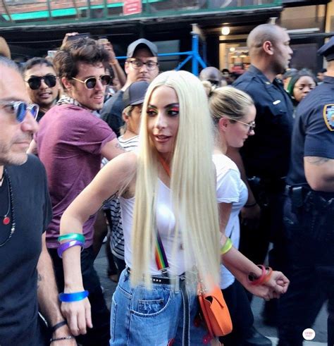 Lady gaga has requested marina hoermanseder pieces. Lady Gaga NYC Pride 2018 Gaga was decked out in a rainbow-hued outfit from her Marina ...