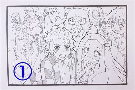 無料ダウンロード アニメ 塗り絵 鬼滅の刃 - すべてのアニメ画像