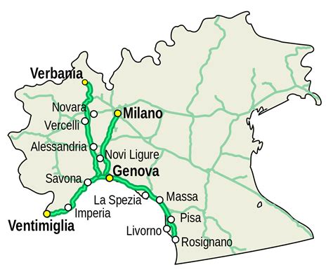 Pubblicato il 29 giugno 2020 (29 giugno 2020) da mifur19. File:Mappa autostrade A7 A10 A12 A26.svg - Wikimedia Commons