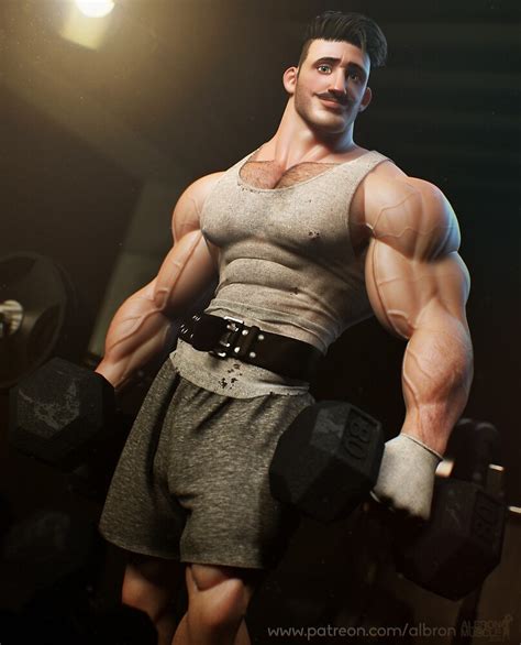 Check out amazing muscleboy artwork on deviantart. "Louis in the Gym" by Albron | Redbubble