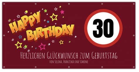 Geburtstag von lustig bis edel mehr als 500 geschenkideen vierzigsten geburtstag haben wir für sie die schönsten und ausgefallensten geschenke sortiert. 30 Geburtstagsbanner Viele kostenlose Vorlagen gratis ...