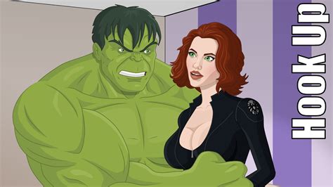 I think everybody must have had that where you meet someone but it's just not the right time. Cartoon Hook-Ups: The Hulk and Black Widow - YouTube