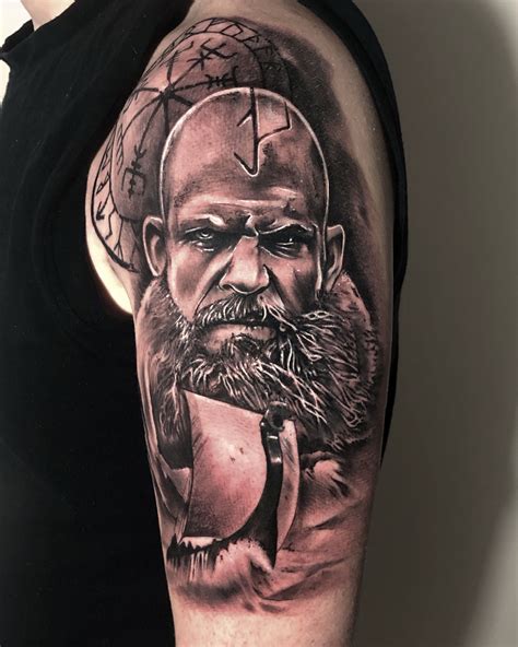 Floki head tattoo capped from vikings head tattoos viking. floki vikings tattoo