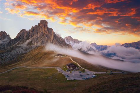 This beauty refers at one side to the road layout seen through the eyes of a motorcyclist, and on the. Passo Giau - Dolomites - Italy Stock Image - Image of hill ...