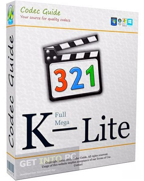 This lite version does not include media player classic. K-Lite Codec Pack Full 10.4.5 - 1 Link | Lite, Free download, Microsoft windows