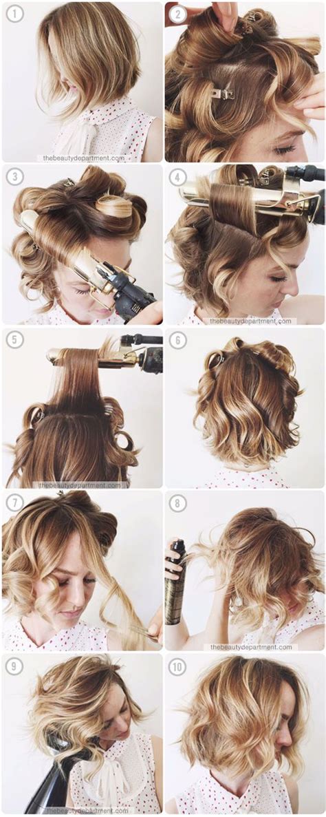 Getting a new men's haircut is an easy and inexpensive way to change up your look, but make sure to take the right steps to take the leap the right way. SOFTENING UP A WAVY BOB | How to curl short hair, Medium ...