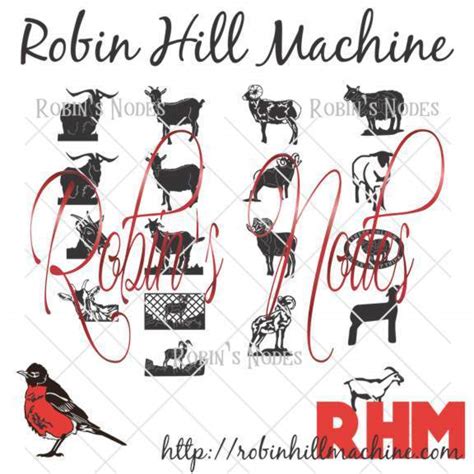 Free svg files for download. Robin Hill Machine - Goat Ram Sheep DXF SVG bundle