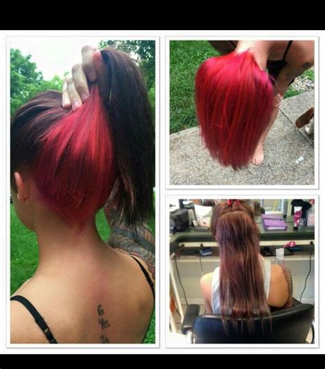 2.8 out of 5 stars with 106 ratings. Brown hair with red underneath. | Hair color underneath ...