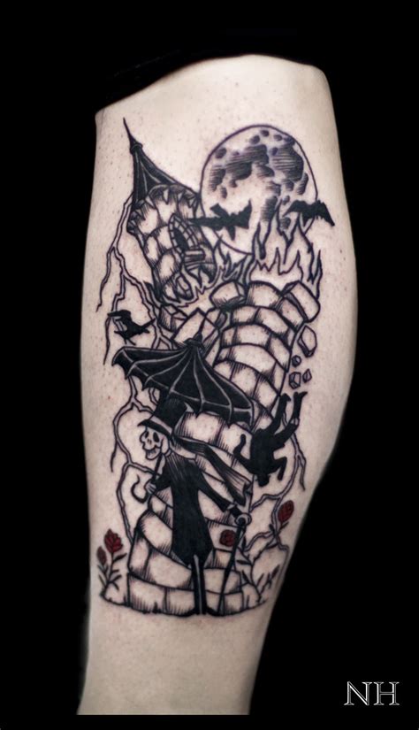 Nicholas hart @ deep roots tattoo in seattle, wa. Edward Gorey inspired tattoo. Nick Hart Tattoo @ Deep Roots Tattoo, Seattle | Hart tattoo ...