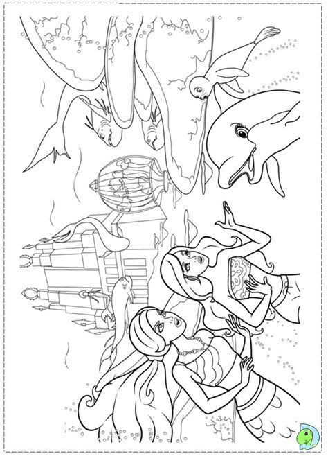 Coloring pages printable hello kitty mermaid coloring perfect. Barbie in a Mermaid Tale coloring page- DinoKids.org