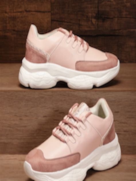 Buy Roadster Women Pink Solid Sneakers - Casual Shoes for Women 