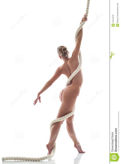Watch flexible posing with jessica online on youporn.com. Image Of Flexible Nude Model Posing With Rope Stock Image ...
