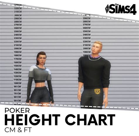 Height Chart by Poker from Mod The Sims • Sims 4 Downloads