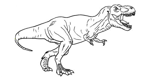 Can you imagine a tyrannosaurus rex's roar? T Rex Printable Coloring Pages | Printable Template Free