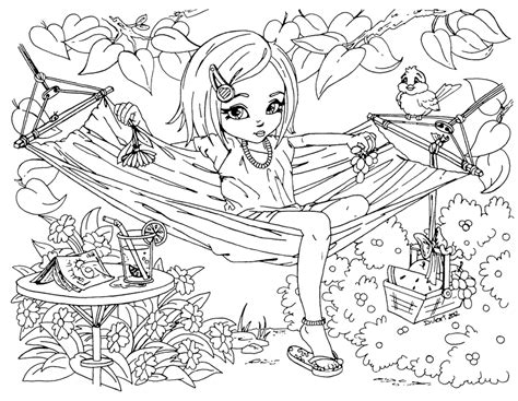 We have collected 40+ free printable coloring page for teens images of various designs for you to color. Summer Time by *JadeDragonne on deviantART | Cool coloring ...