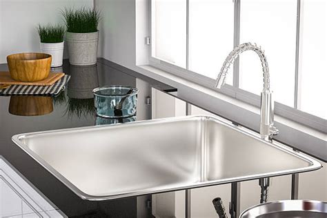 This kitchen faucet is on the more expensive side, but reviewers say it's worth every penny. Best Kitchen Sink Stock Photos, Pictures & Royalty-Free ...