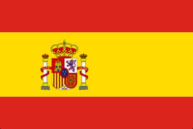 西班牙国旗 （西班牙语： bandera de españa ），又称为血与金，旗面由三个平行的长方形组成，中间的黄色，占旗面的一半，上下两边有两个面积相等的红色长方形，黄色部分. 西班牙国旗解说_外语教育网