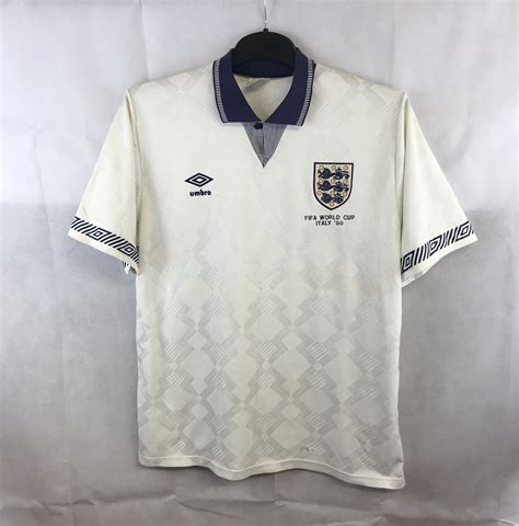 One of the most popular england shirts, worn at the brilliant italia 90 tournament. England Home Football Shirt 1990/92 Adults Large Umbro ...