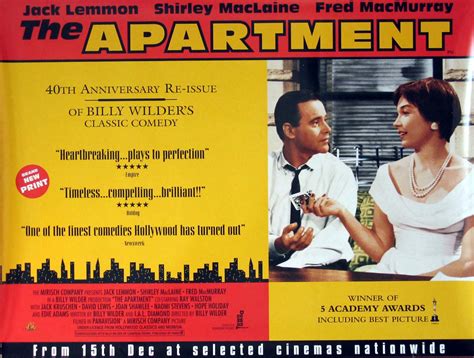 And your streaming service of choice is likely to adjust for your device's data needs. My Sketchbook: Classic Film Friday: The Apartment