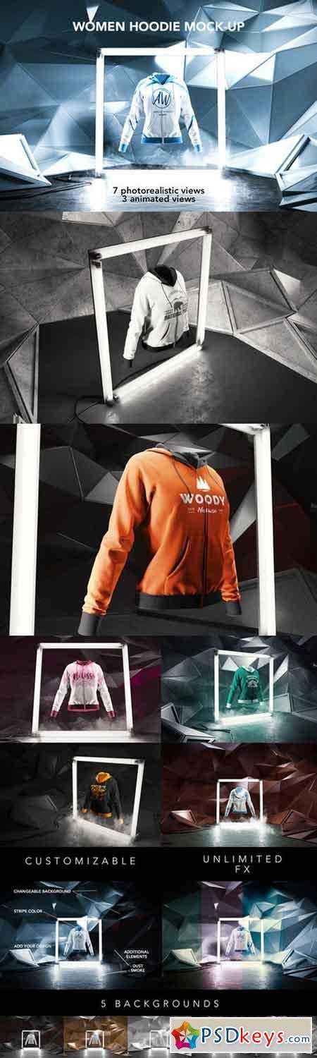 Download Women Hoodie Mock-up Animated shots 839864 » Free Download ...