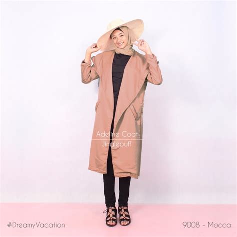 Di depan toko bunga hamidah berpose dengan tema dusty pink. ALL COLLECTION » OUTER » 9008 - Adeline Coat • Baju Muslim ...