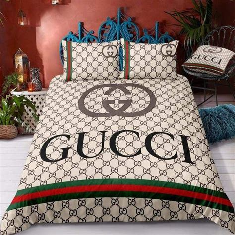 Designer bedding set luxury king bed fitted sheet black white 4pcs mattress cover with pillowcases home textile 180x200. GG11 Gucci Bed Set \ Duvet Cover Set | Duvet bedding sets ...