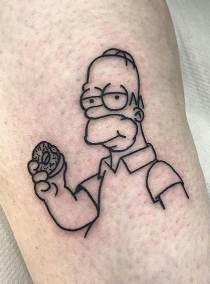 31 best tattoos for 31 seasons of 'the simpsons'. Homer Simpson Tattoo - TattManiaTattMania