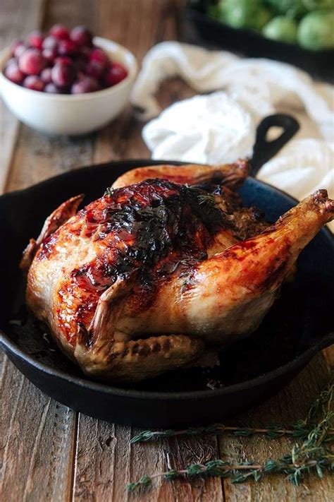 The small bone to meat ratio makes a single game hen the perfect serving size for many people. Crispy Cornish Game Hens with Cranberry Glaze and Sausage ...