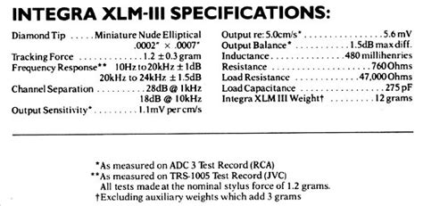 15 hz to 20 khz. ADC QLN-II cartridge question - Page 3- Vinyl Engine