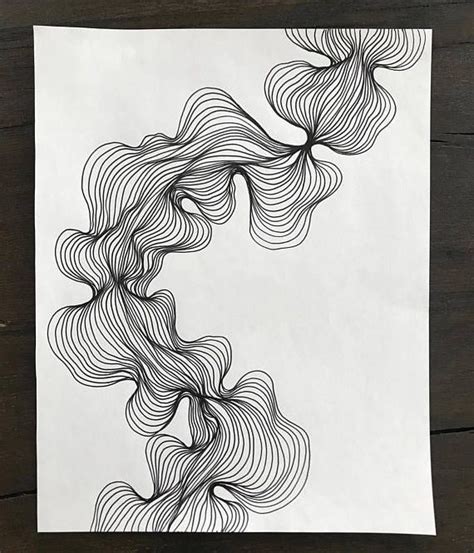 Abstract line art, black and white modern drawing, organic ... About this piece abstract art curious to try something new?