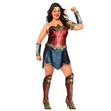 The new justice league film is getting released on friday in the uk, and the superhero ensemble movie will hopefully give us the wonder woman injection we need to see us through to november 2019. Wonder Woman Justice League Costume - Plus Size