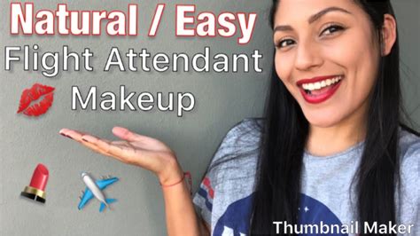 The strict hair and makeup guidelines that cabin crew members follow are pretty mind blowing. Natural/Easy Flight Attendant Makeup - YouTube