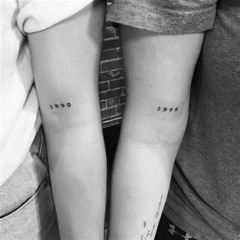 Justin bieber roman numeral tattoo. 15 Sibling Tattoo Ideas to Copy | Sibling tattoos ...