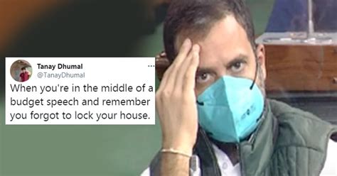 The best covid 19 memes to pass quarantine period. Rahul Gandhi's Bored Look During Budget 2021 Turned Him ...