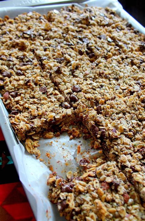 Cut in to bars and keep cold or leave at room temp. Super Healthy & Tasty Dark Chocolate Granola Bars - Simply ...