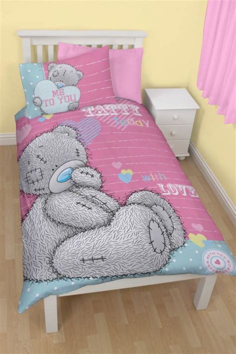 You never know — it might just make bedtime less of a struggle. Georgie Bear bedding | Toddler bedroom girl, Bed, Duvet