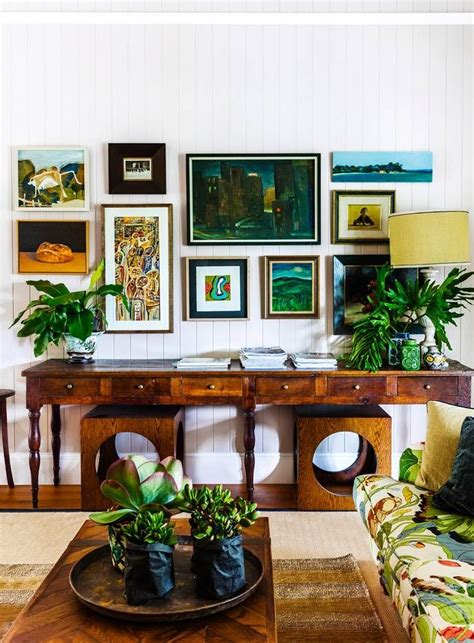 Gallery - Bettina and David's Renovated Queenslander | Living room artwork decor, Queenslander ...